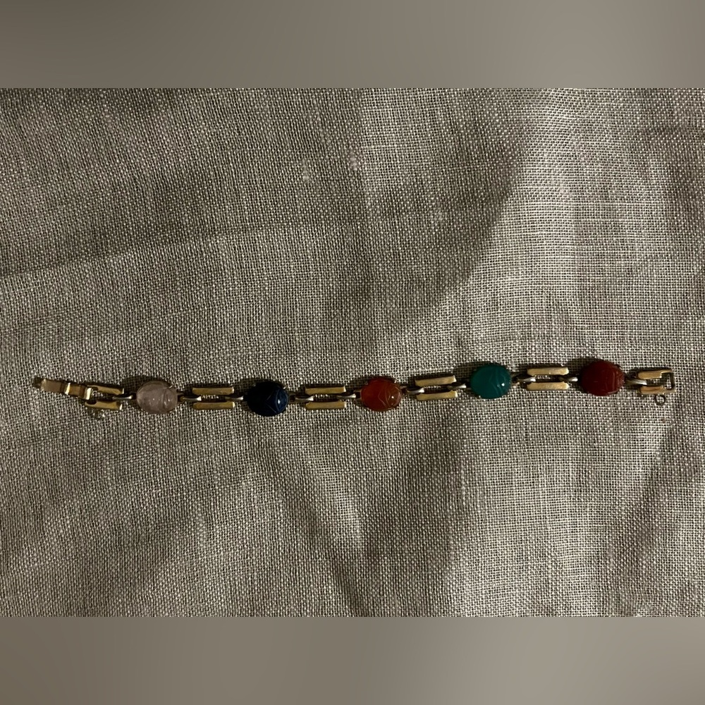 Vintage Scarab Bracelet 1960s